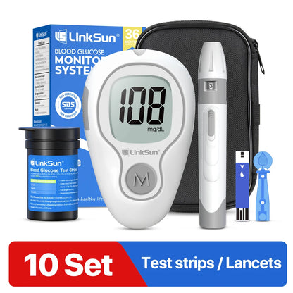 Blood Sugar Monitor With Test Strips